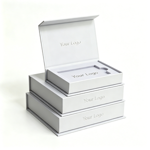 Caja de Regalo de Papel Rígido Plegable Magnética de Lujo para Relojes Inteligentes con Inserto de EVA para Electrónicos - Product Image 5