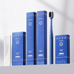 Set di spazzolino da denti personalizzato di lusso Kit dentale per Hotel alla rinfusa con Logo alberghi usa e getta forniture per gli ospiti - Product Image 1