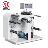 Mini Size Klebe papier Karton Blank Roll-to-Roll-Schneide maschine mit Auf-und Ab-Rücklauf-Bedienfeld