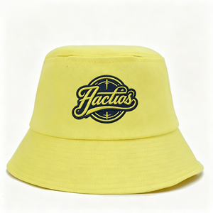 Wholesale Custom Embroidery Design Logo Spring and Summer Fisherman <b>Reversible</b> Cotton Panama Fisherman <b>Bucket</b> <b>Hat</b> for Adult Kids - Product Image 1