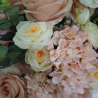 Vente en gros de fleurs artificielles rose pastel pour centre de table de mariage et décorations de la Saint-Valentin