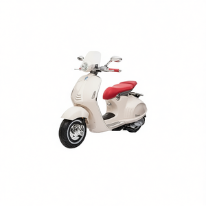 Scooter électrique Vespa pour enfants 12V blanc, 3-6 ans, jouet à piles - Product Image 1
