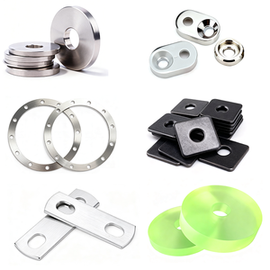 Axe de <span class=keywords><strong>rondelle</strong></span> lisse égalisant M5 <span class=keywords><strong>6mm</strong></span> 0.5mm siège en cuivre galvanisé rondelles plates en acier inoxydable zingué avec joint en <span class=keywords><strong>caoutchouc</strong></span> 9/16 - Product Image 2