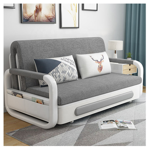 Free sample Modern Living Room High Grade Dark Blue Sofa Functional Folding Sofa Cum Bed With Storage Place