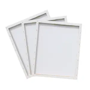 100% Cotton Wood Frame For Canvas Oil Painting Professional Artist Canvas Framed For Primed Oil Acrylic Paint