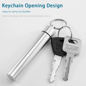 Ensemble de cure-dents en acier inoxydable, cure-dents réutilisables, cure-dents portables, nettoyeur de dents, nettoyage buccal - Product Image 5