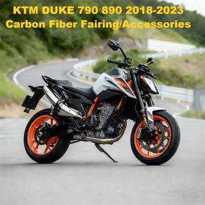 Kit de Carenado de Motocicleta de Fibra de Carbono 3K 100% Seca OEM para <span class=keywords><strong>KTM</strong></span> <span class=keywords><strong>DUKE</strong></span> 790 <span class=keywords><strong>890</strong></span> 2018-2023, Accesorios de Carenado de Fibra de Carbono - Product Image 2
