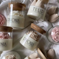 Großhandel Blumenförmige Rosen-Duftkerzen Luxuriöse Atmosphäre Valentinstag-Geschenk Aroma Benutzerdefinierte Duftnote