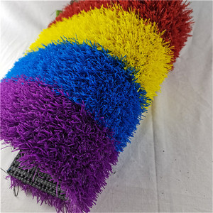 Hierba suministrada de fábrica Artificial bonita y colorida alfombra de hierba Artificial barata azulejo de hierba de acuario Artificial - Product Image 3