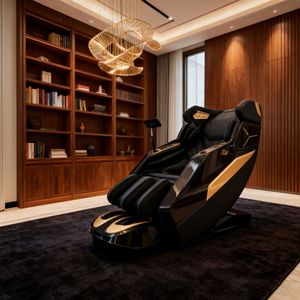 Massage Chair 4D Robotic Hand SL Guide Rail 61 Airbags Zero Gravity Heating <b>Vibration</b> Kneading Full Body Massage Home Use - Product Image 2