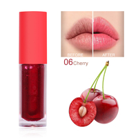 Gloss à lèvres liquide personnalisé pour revendeurs en gros, hydratant, SPF, parfum fruité, soin des lèvres, végétalien, transparent, brillant, maquillage, teinte à lèvres