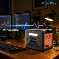 Station d'alimentation portable Solarplay 2500W 2304Wh, générateur solaire certifié, kit de secours domestique, éligible à 30% ITC