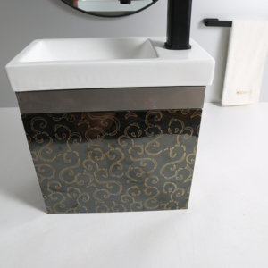Lavabo en céramique de haute qualité, armoire rectangulaire, évier de salle de bains, lavabo d'armoire à trou unique - Product Image 5