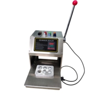 Machine de scellage manuelle KCUP, 6 trous, scellage en une seule fois, machine de scellage à chaud