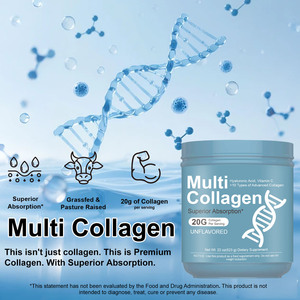 Colágeno Múltiple de Alta Calidad de Marca Privada para Hombres y Mujeres, Sin Azúcar, Absorción Superior, Apoya la Masa Muscular Magra y la Fuerza, 623 g, OEM - Product Image 3