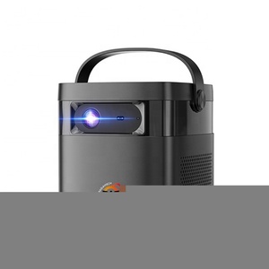 โปรเจคเตอร์ EASUNTECH M2 แบตเตอรี่ในตัว ชาร์จได้ ฉายภาพวิดีโอ LED พกพา ขนาดเล็ก 4K 3D DLP รองรับ Netflix ความละเอียด Full HD 1920 x 1080 สำหรับดูหนังกลางแจ้ง - Product Image 2