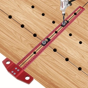 Outil de traçage industriel multifonctionnel 2-en-1 en forme de T, règle carrée pour marquage en pouces et en métrique sur le bois pour le travail du bois - Product Image 5
