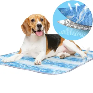Cama de luxo para cachorro antiderrapante, cama respirável e durável para animais de estimação, almofada de refrigeração