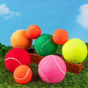 Özel Logolu Köpek Ürünleri Yüksek Kaliteli Tenis Topu Oyuncakları Köpekler İçin İnteraktif Evcil Hayvan Oyuncakları Dayanıklı Kauçuk Köpek Topları - Product Image 2