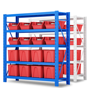 סין מתכוונן 4 מדפי מוסך מורט אור החובה boltless מחסן אחסון מתכת ופלדה מתלה למכירה - Product Image 2