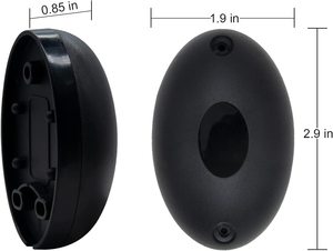 Sensor infrarrojo de seguridad, Detector de alarma automático de un solo haz, 12/24v, a prueba de agua, medio huevo, 20m,1 par - Product Image 6