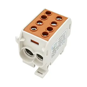 CB CE ROHS 1 Poles Terminal Block Distribution Busbar 50-70mm2 Terminal Block PCB 300A 1000V Din Rail Terminal Block Busba