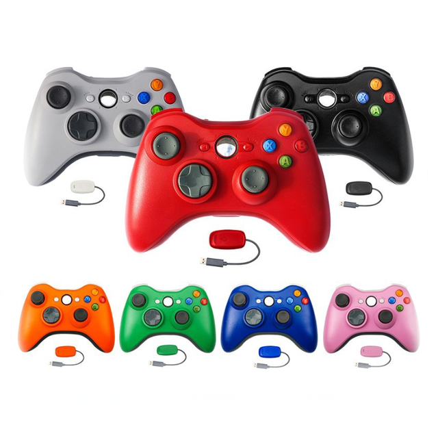 2.4G Wireless Controllers for Xbox Controller 360 Gamepad with USB Receiver Games Gamepad for Xbox 360 Controller Wireless