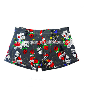 verano <span class=keywords><strong>playa</strong></span> Pantalones Hombre Pantalones de <span class=keywords><strong>playa</strong></span> trajes de baño de los hombres Pantalones cortos negro cráneo Boxer - Product Image 2