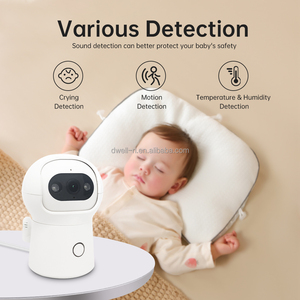 Moniteur <span class=keywords><strong>pour</strong></span> bébé AI Smart avec application gratuite 1080P détection de pleurs alarme de détection de mouvement audio bidirectionnelle push WiFi caméra <span class=keywords><strong>pour</strong></span> bébé - Product Image 5