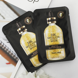 Flower Secret Factory Gesichts pflege 24K Gesichts maske Feuchtigkeit spendende feuchtigkeit spendende pflegende Hyaluron säure 24K Goldfolie Blatt Gesichts maske - Product Image 1
