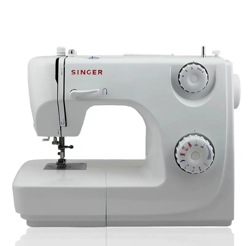 Singers 8280 Máquina de costura multifuncional elétrica com botão grosso, pequena e prática, máquina de costura doméstica de nível básico
