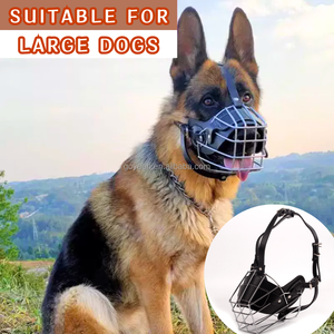 <span class=keywords><strong>Bozal</strong></span> <span class=keywords><strong>para</strong></span> Perro <span class=keywords><strong>Pitbull</strong></span>, Cesta Metálica Transpirable <span class=keywords><strong>para</strong></span> Perros Grandes - Product Image 2