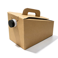 Boîte en carton personnalisable et poche souple en plastique 3L 5L, distributeur de vin Bag-in-Box, boîte en papier pour vin