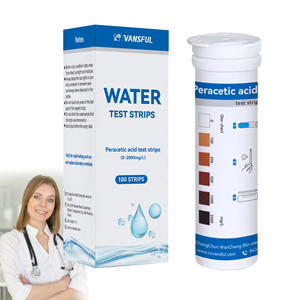 Merydi Hospital Wasser verwendet freie Chlor Big Range Per essigsäure Teststreifen - Product Image 1