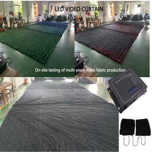 Cortina de Video LED Matricial HUALI P18 RGB 3 en 1 con Control DMX512, Terciopelo Ignífugo, Tamaños Personalizados para Parques Temáticos, Discotecas/Eventos - Product Image 4