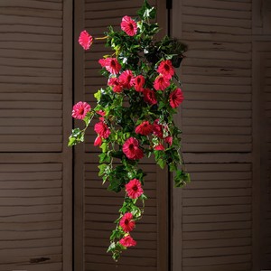 Makoto Mori Artificial Green Plants Vines 100cm 200cm Wall Mounted Decorations <b>Plastic</b> <b>Sheet</b> Silk Flower Set - Product Image 4