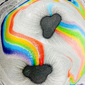 Mujeres Relajante Vegano Natural Perfumado Relax Fizzy Bombas de baño Forma de nube SPA Bombas de baño Arco Iris Aromaterapia Bomba de baño - Product Image 4