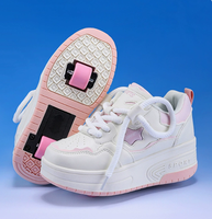 Chaussures de marche pour enfants les plus vendues, patins à roulettes à double roue quatre saisons, modèle avec roues cachées, patins à glace pour adultes Source