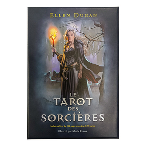 Tarjetas de Tarot a todo Color, tamaño Normal, oráculo, personalizadas, con <span class=keywords><strong>libro</strong></span>, cubierta de <span class=keywords><strong>bruja</strong></span> moderna - Product Image 4