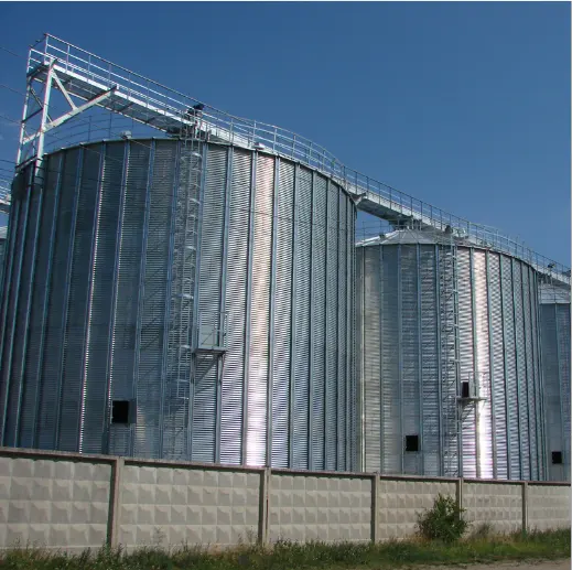 China cheap good quality steel galvanized flat bottom silo for grain corn rice maize