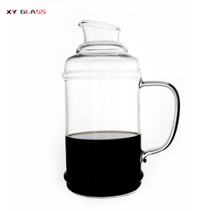 Fabriqué <span class=keywords><strong>à</strong></span> la main de haute qualité résistant <span class=keywords><strong>à</strong></span> la chaleur avec couvercle de tasse <span class=keywords><strong>carafe</strong></span> <span class=keywords><strong>à</strong></span> café infusée <span class=keywords><strong>à</strong></span> <span class=keywords><strong>froid</strong></span> en verre - Product Image 5