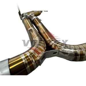 Échappement Vortex Gold Titanium Valvetronic pour Audi RS6 RS7 C8 4.0T V8 2016-2025 – Kit Silencieux Catback Performance Racing à Coupe Pie - Product Image 6