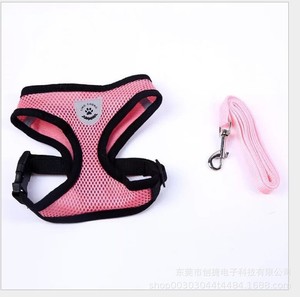 Kalung Anjing 8 Warna Murah yang Dapat Disesuaikan, Set Tali Kekang dan Tali Tuntun Poliester Ramah Lingkungan yang Nyaman dan Bernapas - Product Image 2