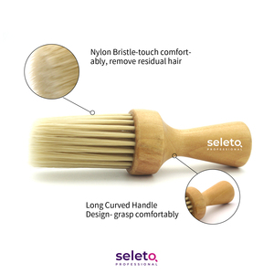 Brosse <span class=keywords><strong>pour</strong></span> coupe de cheveux, 1 pièce, à rasage, douce, <span class=keywords><strong>pour</strong></span> cou, nettoyage de la poussière, barbier, salon de coiffure, outils propres, DIY, maison - Product Image 6