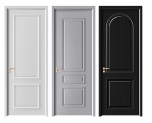 <span class=keywords><strong>Porte</strong></span> personnalisée en bois massif MDF <span class=keywords><strong>de</strong></span> style crème française avec peinture sur verre pour usage interne dans les maisons, hôtels et appartements - Product Image 1