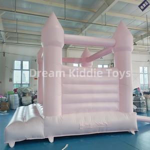 Château Gonflable Rose pour Fêtes et Célébrations, Aire de Jeu, Balancelle Gonflable, Location pour Enfants - Product Image 4