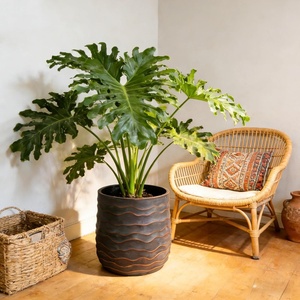 Vases de jardin simples en gros, tailles personnalisées, pots de plantes modernes, vase à fleurs en céramique pour jardin - Product Image 3