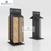 Plancher stratifié en bois d'ingénierie MDF personnalisé à double rangée de 2 mm d'épaisseur, écologique, résistant à l'eau, pour magasins de détail