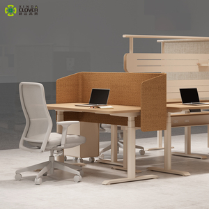 Modern <b>Simple</b> Design Staff Height Adjustable Modular Computer Workstation for Smal Commercial Use - Product Image 2