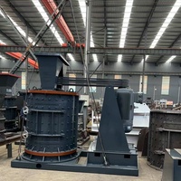 Machine à fabriquer du sable à marteaux à arbre vertical avec moteur AC 4 pôles puissant pour l'exploitation minière et la pierrobrut avec un débit de 0-5 mm